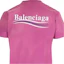 Cheap (W) Balenciaga 粉紅標誌印花圓領常規版型T恤 612964TJVF75713