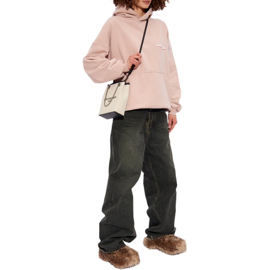 Lookbook (W) Balenciaga 粉色標誌印花連帽衫經典版型 739024-TKVI9-1764