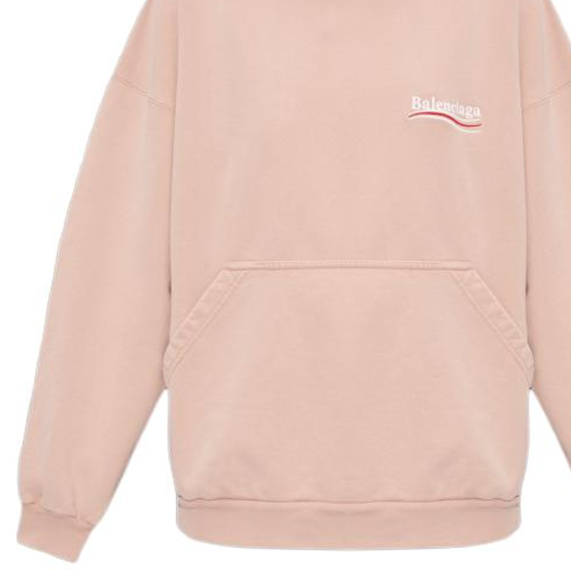 Sizing (W) Balenciaga 粉色標誌印花連帽衫經典版型 739024-TKVI9-1764