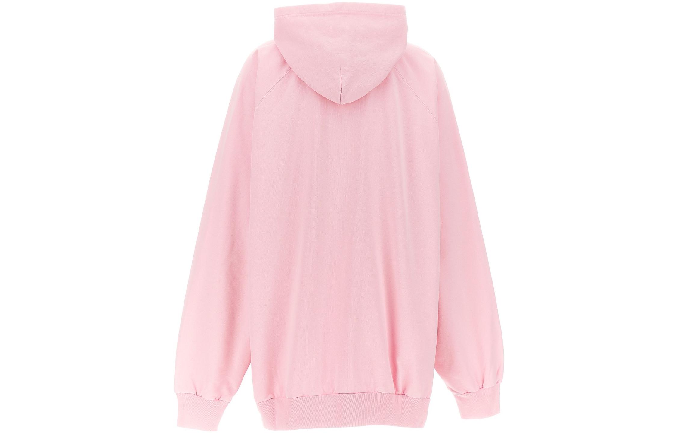 Lookbook (Women) Balenciaga  Pink Logo Print Long Sleeve Sweatshirt. 697879TMV993167