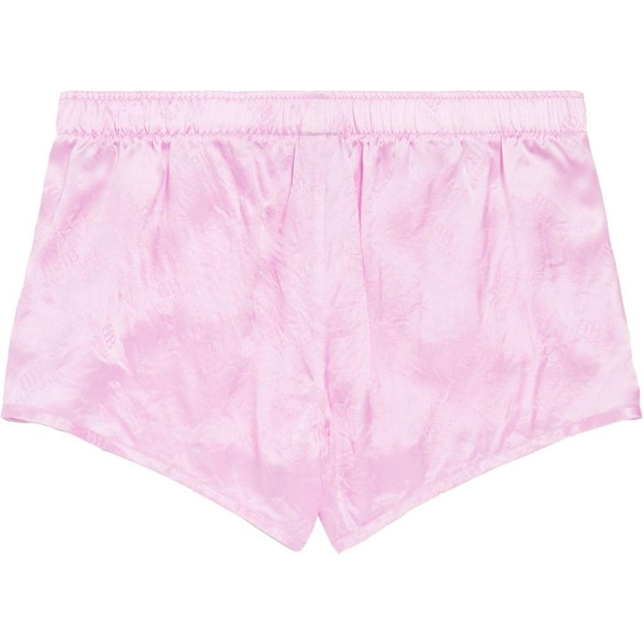 Lookbook (W) 발렌시아가 핑크 미드라이즈 캐주얼 밴딩 숏츠. 792132TQN075630