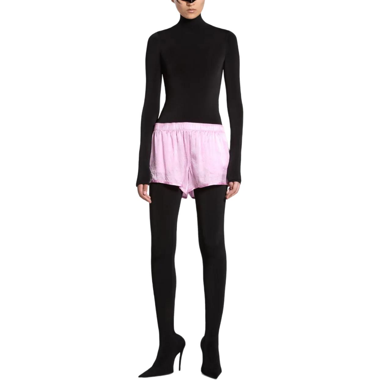 Purchase (W) 발렌시아가 핑크 미드라이즈 캐주얼 밴딩 숏츠. 792132TQN075630