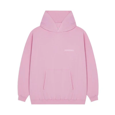 (Women) Balenciaga Pink Printed Logo Hoodie SS22 Collection. 620947TLVB45000