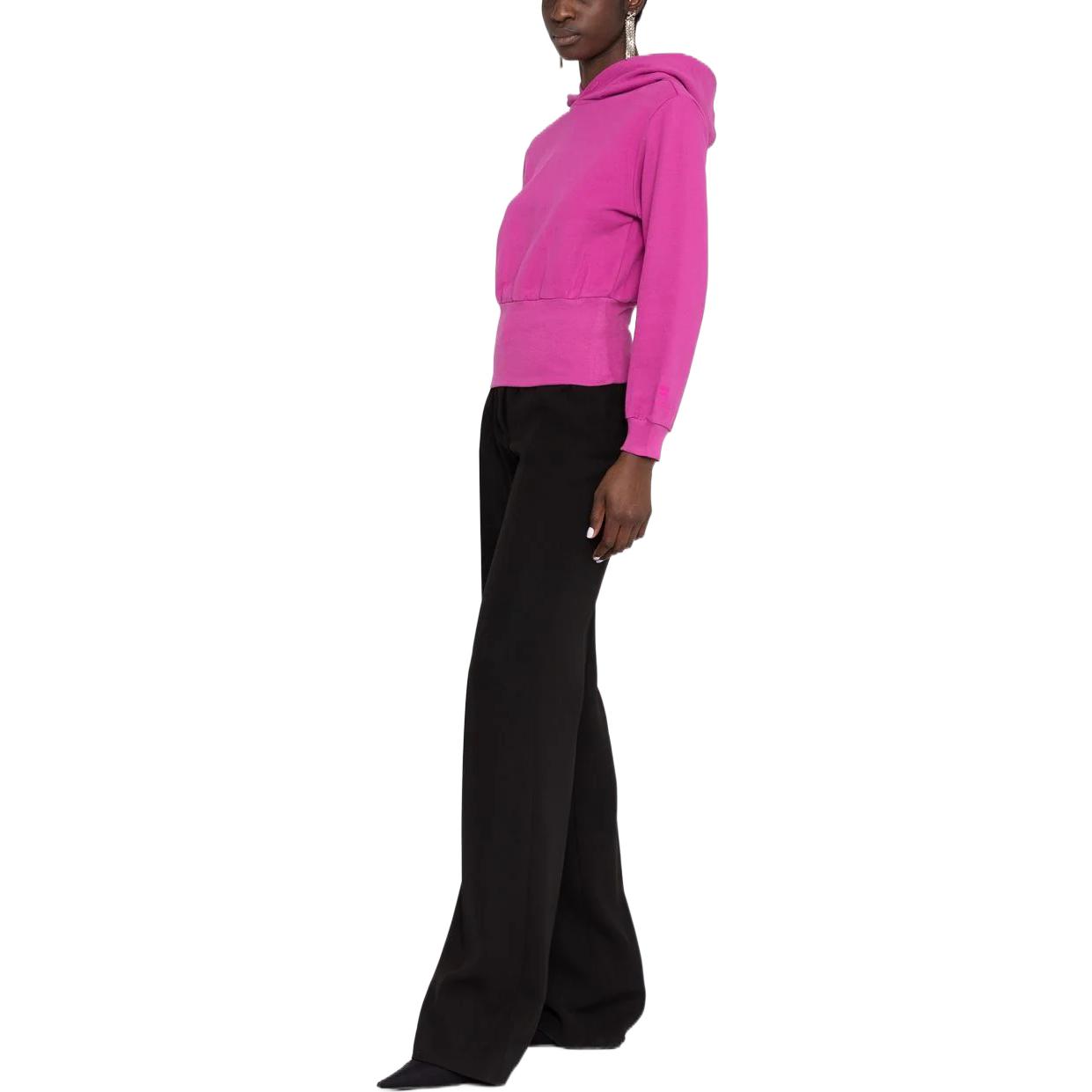 Purchase (Women) Balenciaga  Pink Solid Color Pullover Hoodie. 698485TMVC65556