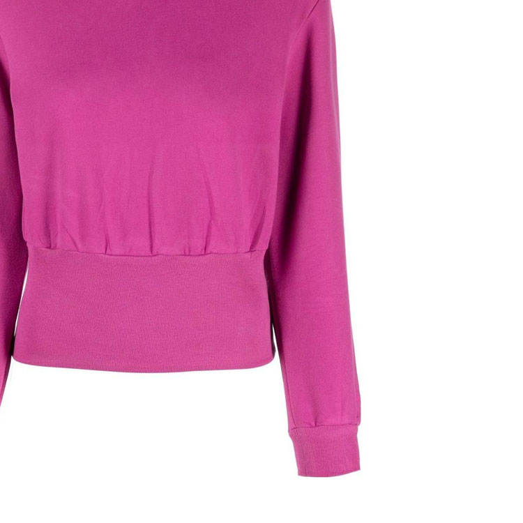 Details for (Women) Balenciaga  Pink Solid Color Pullover Hoodie. 698485TMVC65556