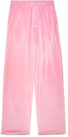 (Women) Balenciaga Pink Solid Straight-Leg Loose Casual Pants 751017TOVO45630 (Women) Balenciaga Pink Solid Straight-Leg Loose Casual Pants 751017TOVO45630