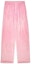Order (W) 발렌시아가 핑크 솔리드 스트레이트 루즈 캐주얼 바지 751017TOVO45630