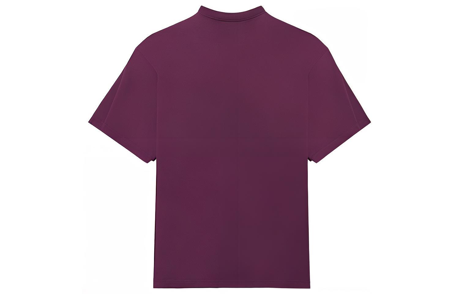 (Women) Balenciaga  Purple Logo Embroidered Oversized T-Shirt. 657059TKV908476 圖 3