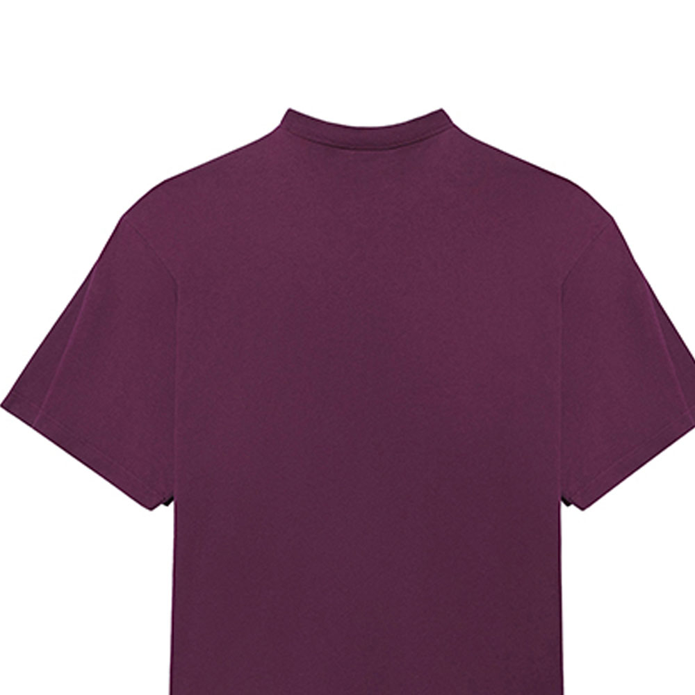 (Women) Balenciaga  Purple Logo Embroidered Oversized T-Shirt. 657059TKV908476 圖 5