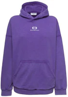 (Women) Balenciaga Purple SS22 Oversized Hoodie Pullover Casual Sweatshirt. 675003TLVG12583 (Women) Balenciaga Purple SS22 Oversized Hoodie Pullover Casual Sweatshirt. 675003TLVG12583