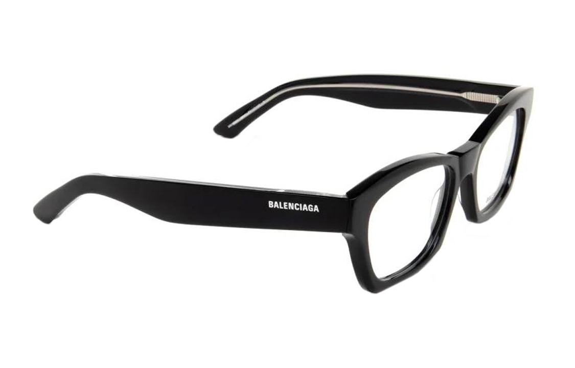 (Women) Balenciaga  Rectangular Optical Frame Black - Minimalist & Stylish. BB0242O001 圖 3