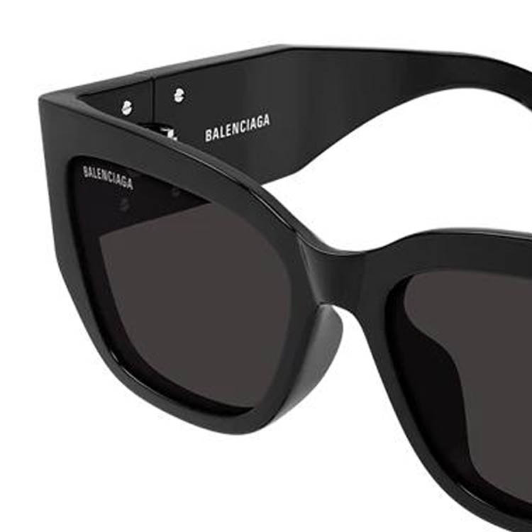 (Women) Balenciaga  Rectangular Sunglasses Black with Logo, Recycled Acetate Frame. BB0361SK-001 圖 3