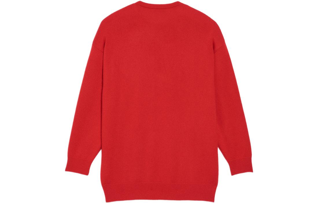 Lookbook (Women) Balenciaga  Red Eiffel Tower Knit Pullover Sweater. 595117T41009106