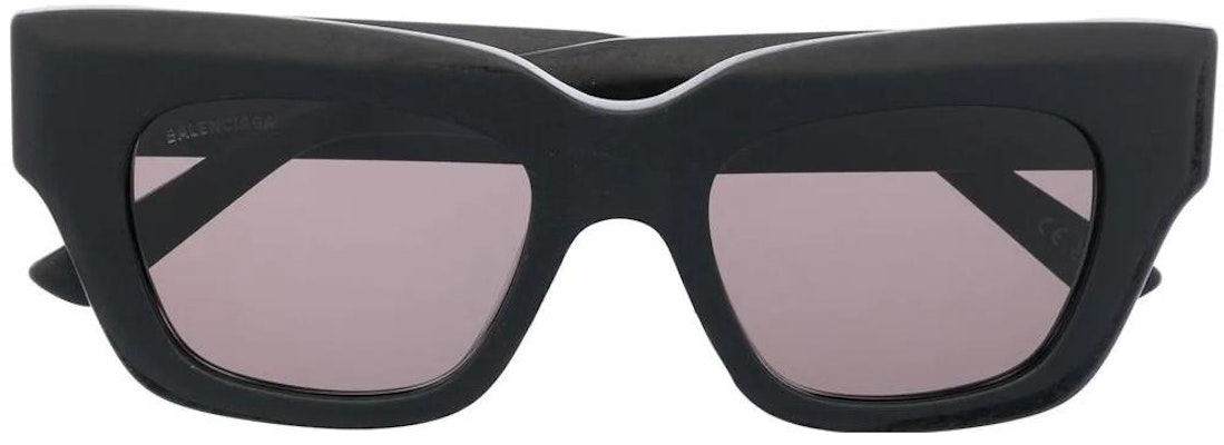 (W) Balenciaga Kacamata Hitam Retro Square Logo BB0234S001 Buy (W) Balenciaga Kacamata Hitam Retro Square Logo BB0234S001