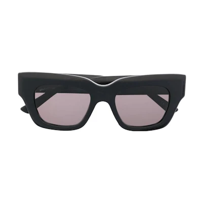 (Women) Balenciaga Retro Square Logo Sunglasses BB0234S001
