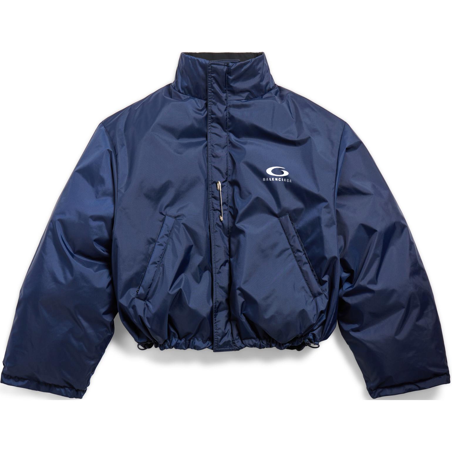 (Women) Balenciaga  Reversible Logo Print Long-Sleeve Jacket Black. 808793TRO181000 圖 3