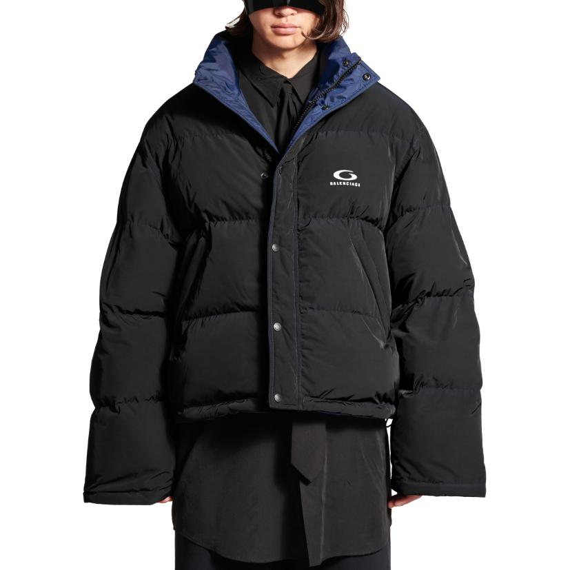 (Women) Balenciaga  Reversible Logo Print Long-Sleeve Jacket Black. 808793TRO181000 圖 6