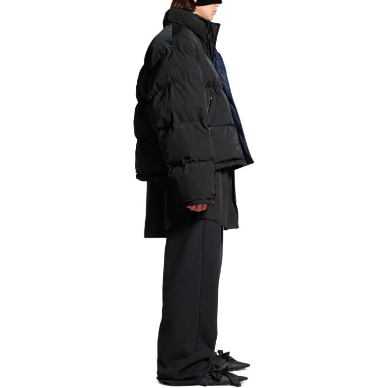 (Women) Balenciaga  Reversible Logo Print Long-Sleeve Jacket Black. 808793TRO181000 圖 9