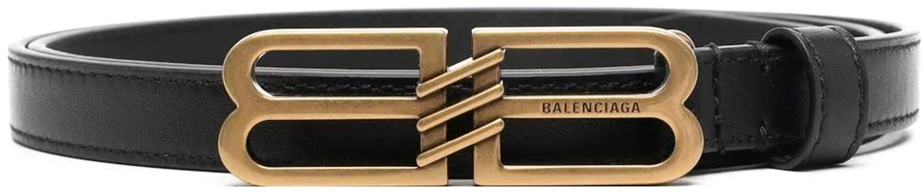 (W) Balenciaga Tali Pinggang Kulit Licin Buckle - Aksesori Fesyen 1.5cm Lebar 703105210EC1000 Order (W) Balenciaga Tali Pinggang Kulit Licin Buckle - Aksesori Fesyen 1.5cm Lebar 703105210EC1000