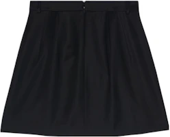 Lookbook (W) Balenciaga 素色標誌貼布迷你短裙休閒短裙. 704366TJT351000