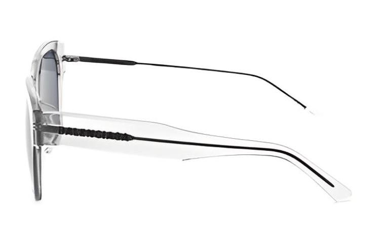 (Women) Balenciaga  Square Sunglasses with Side Logo, Grey Frame. BB0215SA-004 圖 4