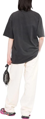 (Women) Balenciaga SS22 Beige Straight-Leg Sweatpants with Logo Embroidery. 674594TKVI90896 Lookbook (Women) Balenciaga SS22 Beige Straight-Leg Sweatpants with Logo Embroidery. 674594TKVI90896