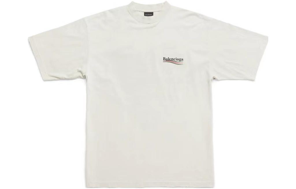 Buy (W) Balenciaga SS23 字母印花寬鬆版型圓領T恤 641655TNVG59170