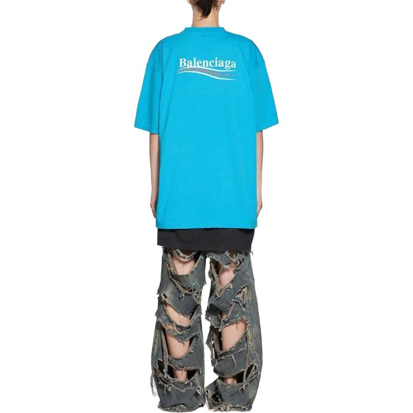 Purchase (W) Balenciaga SS23 字母印花寬鬆版型圓領T恤 641655TNVG59170