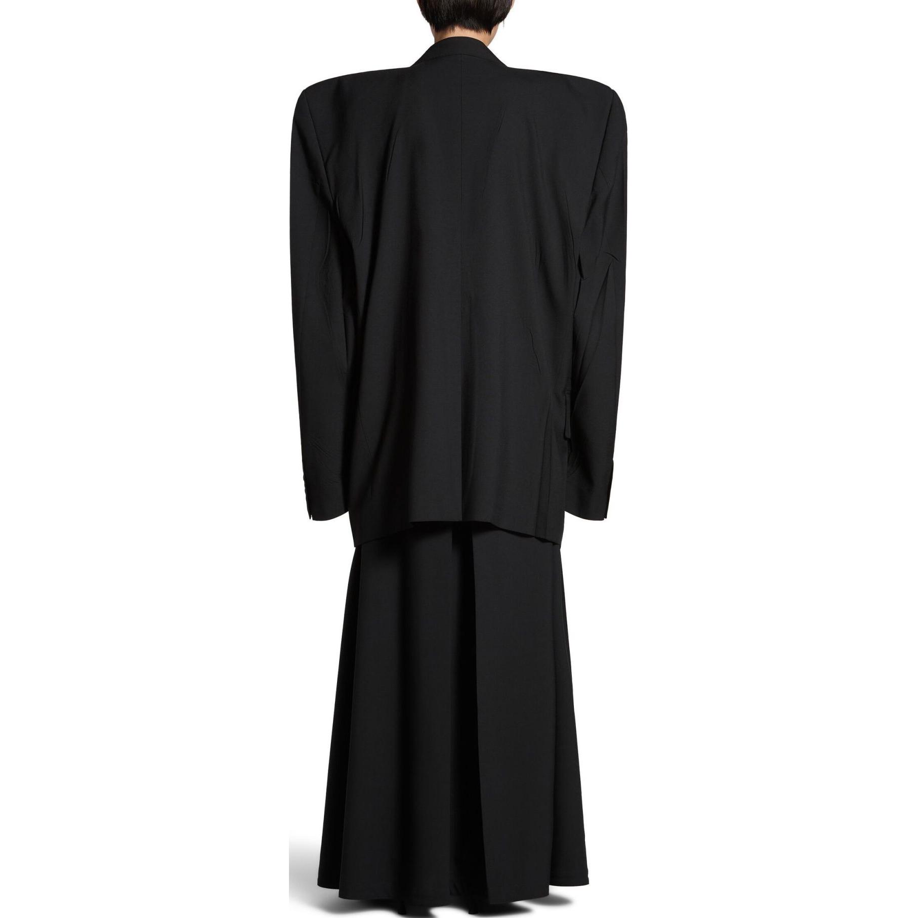 (Women) Balenciaga  SS24 Black Single-Breasted Casual Blazer Jacket Oversized Fit. 790912TOT031000 圖 5