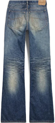 (W) バレンシアガ SS25 カラーブロック ローウエスト ストレートジーンズ ブルー 814086TRW623020 Lookbook (W) バレンシアガ SS25 カラーブロック ローウエスト ストレートジーンズ ブルー 814086TRW623020