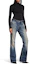 Shop (W) バレンシアガ SS25 カラーブロック ローウエスト ストレートジーンズ ブルー 814086TRW623020