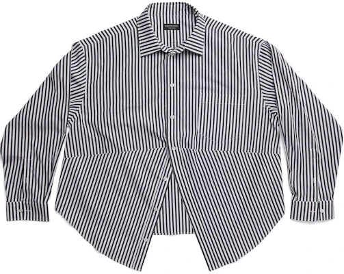 (W) Balenciaga 條紋長袖襯衫 黑/白 長袖襯衣 725390TOM151070 Buy (W) Balenciaga 條紋長袖襯衫 黑/白 長袖襯衣 725390TOM151070