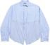 Buy (Women) Balenciaga Striped Single-Breasted Long Sleeve Shirt Blue 790944TQM163965