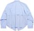 Lookbook (Women) Balenciaga Striped Single-Breasted Long Sleeve Shirt Blue 790944TQM163965