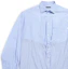 Shop (Women) Balenciaga Striped Single-Breasted Long Sleeve Shirt Blue 790944TQM163965