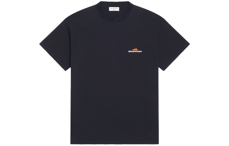 (Women) Balenciaga  Tiger Year Logo Tee Black - SS22 612965TLVI51070 圖 2