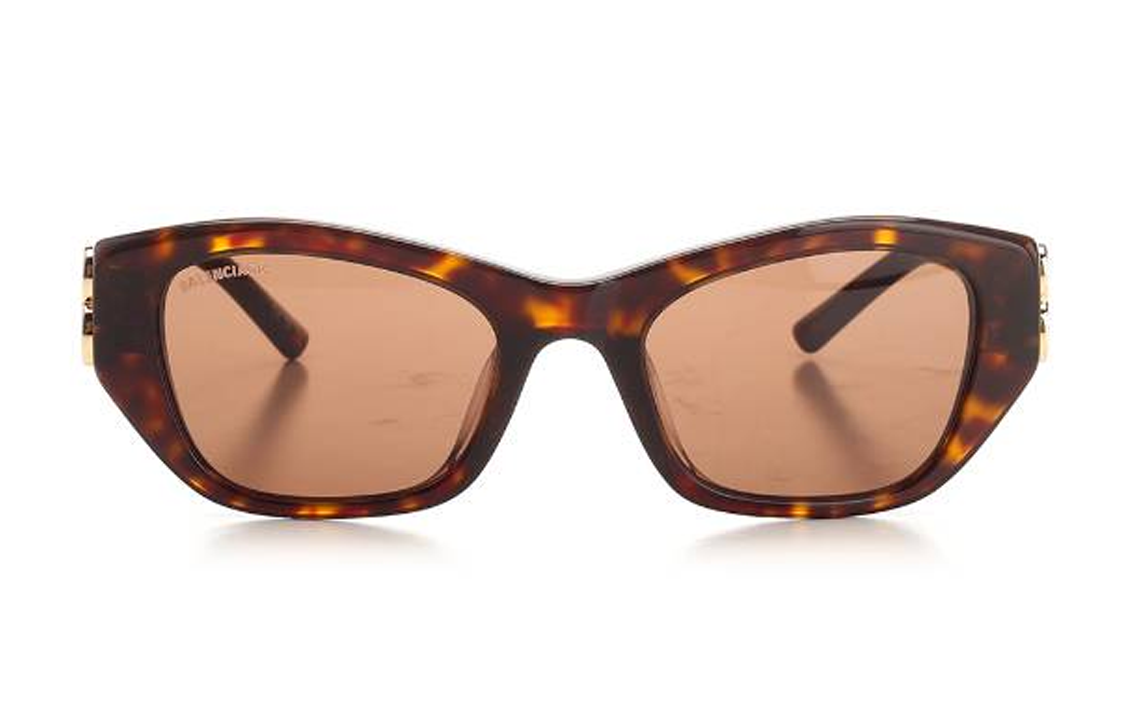 (Women) Balenciaga  Tortoiseshell Irregular Acetate Sunglasses with Logo. 751517T00397623 圖 2