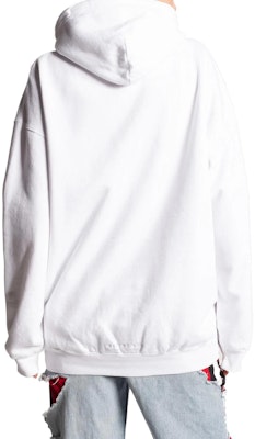 (W) Balenciaga Baju Putih Grafik Lengan Panjang Kasual Sweatshirt. 578135TLV589000 Shop (W) Balenciaga Baju Putih Grafik Lengan Panjang Kasual Sweatshirt. 578135TLV589000