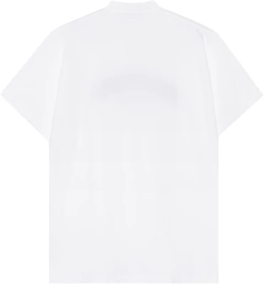 (Women) Balenciaga White Letter Print Crew Neck Short Sleeve T-Shirt. 739028TPVF99040 Lookbook (Women) Balenciaga White Letter Print Crew Neck Short Sleeve T-Shirt. 739028TPVF99040