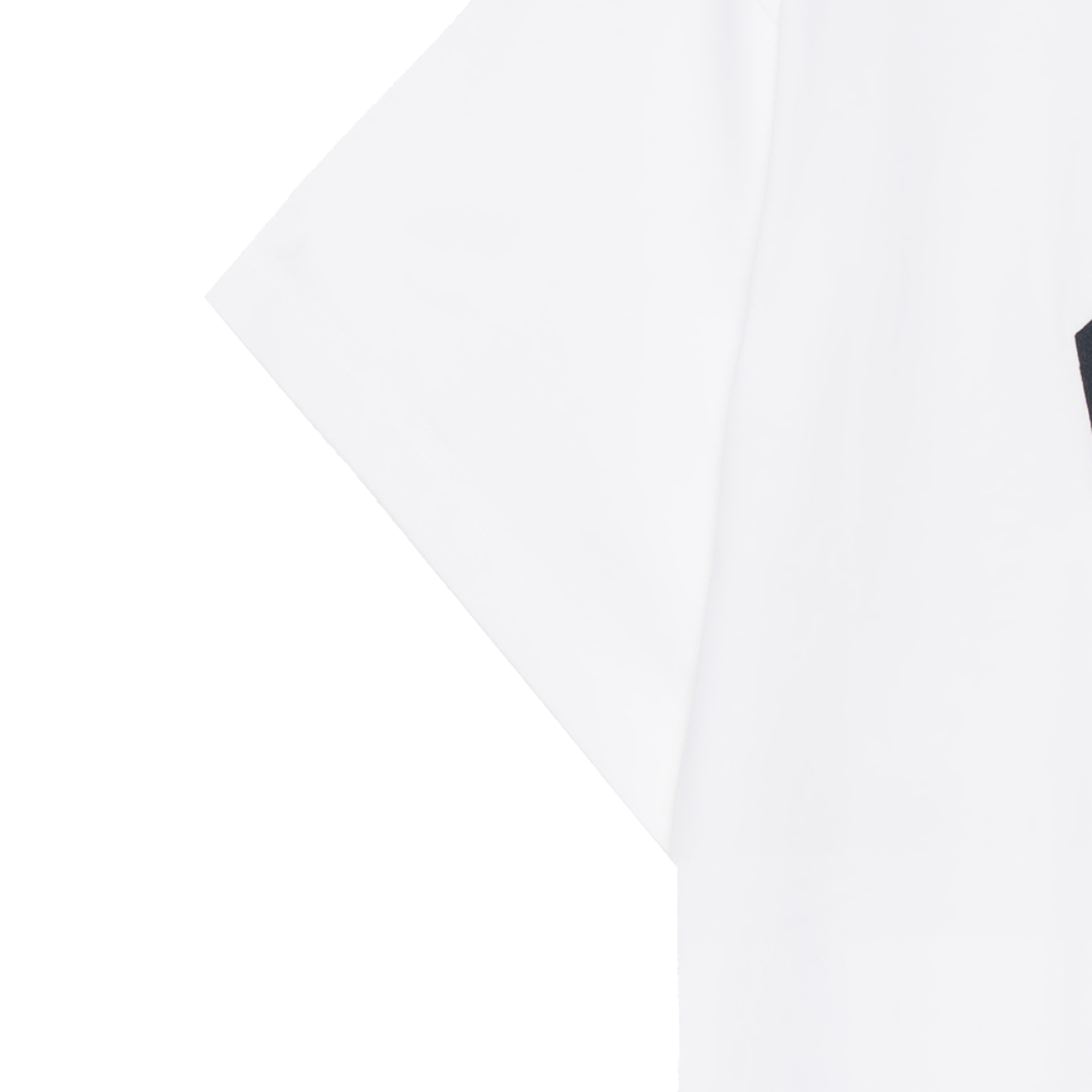 (Women) Balenciaga  White Letter Print Crew Neck Short Sleeve T-Shirt. 739028TPVF99040 圖 4