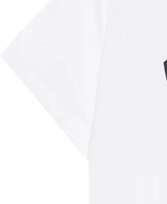 (Women) Balenciaga White Letter Print Crew Neck Short Sleeve T-Shirt. 739028TPVF99040 Shop (Women) Balenciaga White Letter Print Crew Neck Short Sleeve T-Shirt. 739028TPVF99040