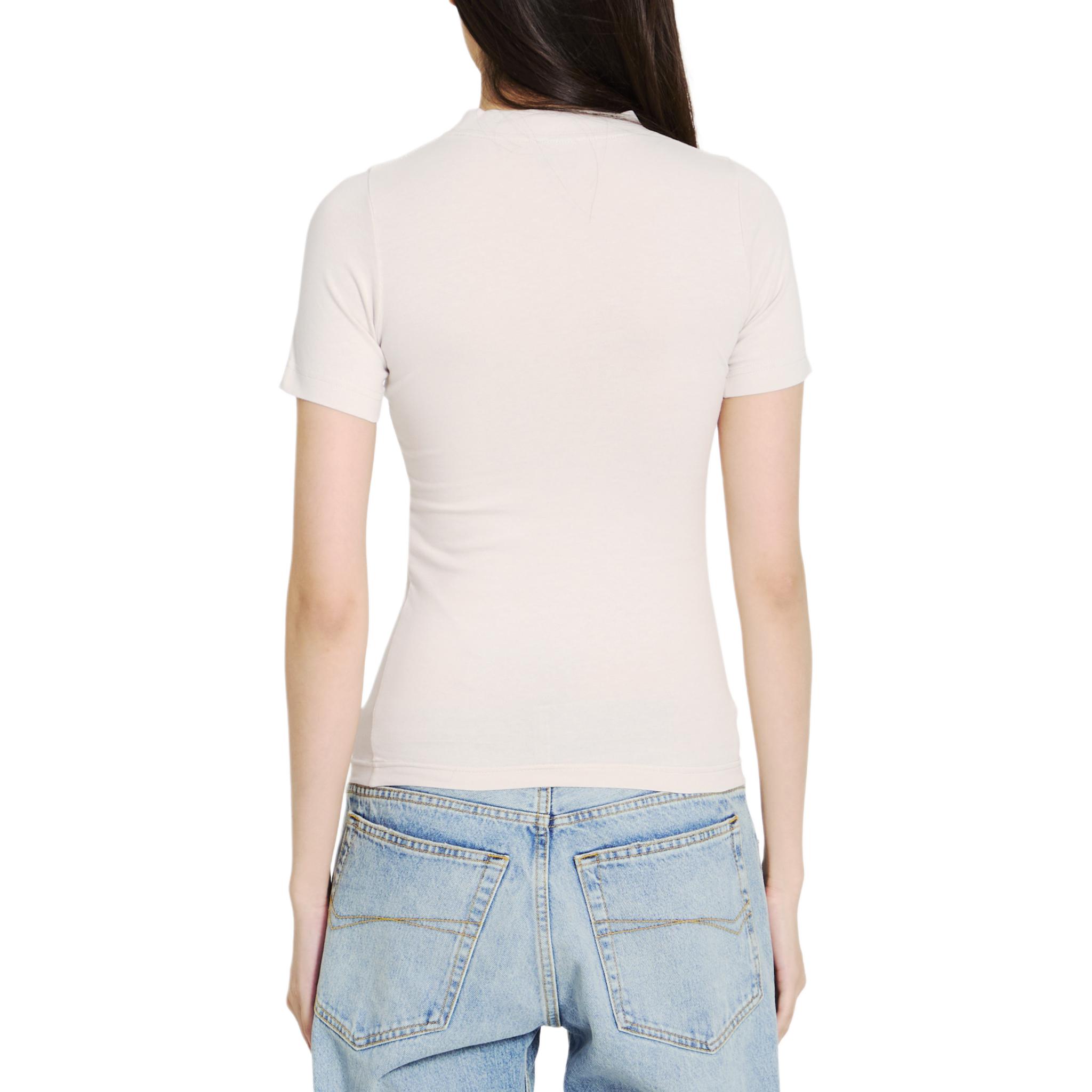 Purchase (W) Balenciaga Camiseta Blanca Slim Fit con Estampado de Letras. 768075TQVU19016