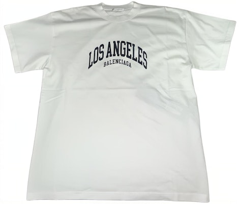 (Women) Balenciaga White Logo Print Crewneck T-Shirt Regular Fit. 612965TLVL59040 Buy (Women) Balenciaga White Logo Print Crewneck T-Shirt Regular Fit. 612965TLVL59040