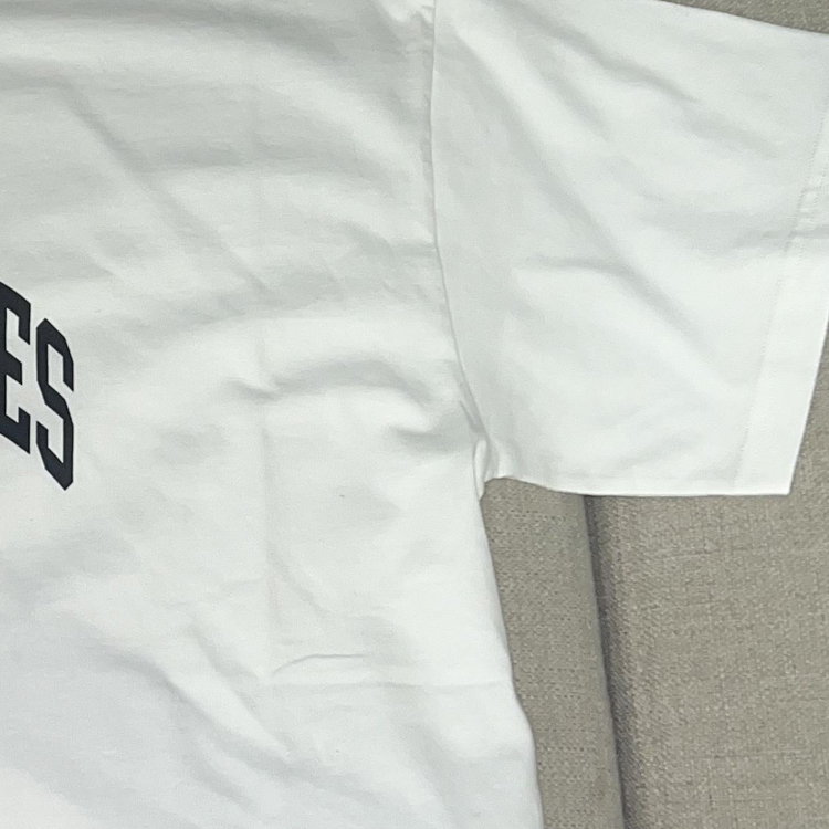 Details for (Women) Balenciaga  White Logo Print Crewneck T-Shirt Regular Fit. 612965TLVL59040