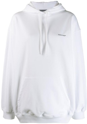 (W) Balenciaga Baju Sweatshirt Putih Cetakan Logo. 570798TYK279000 Order (W) Balenciaga Baju Sweatshirt Putih Cetakan Logo. 570798TYK279000