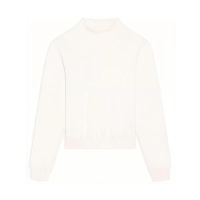 (Women) Balenciaga White Long Sleeve T-Shirt FW22 Casual Regular Fit. 681041TLVI19054