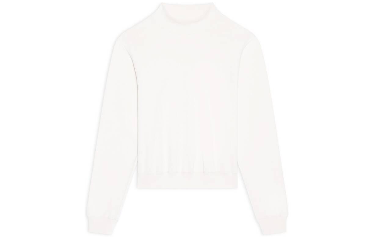 Order (Women) Balenciaga  White Long Sleeve T-Shirt FW22 Casual Regular Fit. 681041TLVI19054