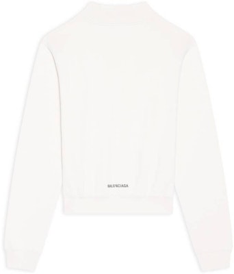 (Women) Balenciaga White Long Sleeve T-Shirt FW22 Casual Regular Fit. 681041TLVI19054 Lookbook (Women) Balenciaga White Long Sleeve T-Shirt FW22 Casual Regular Fit. 681041TLVI19054