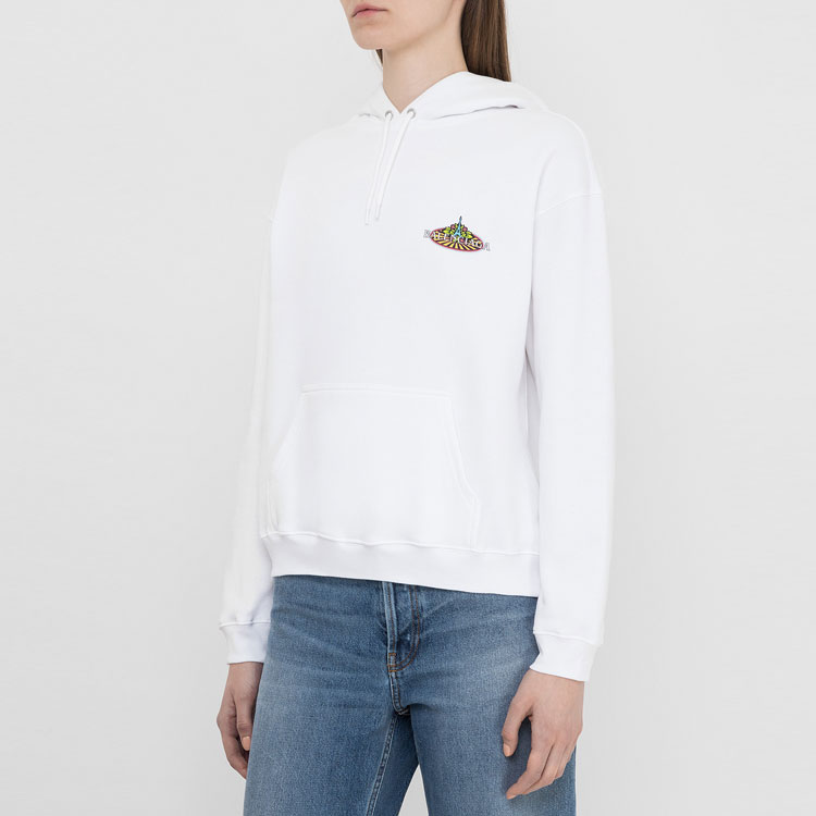 Purchase (W) Balenciaga 白色寬鬆款Logo連帽衫 556095THV619000
