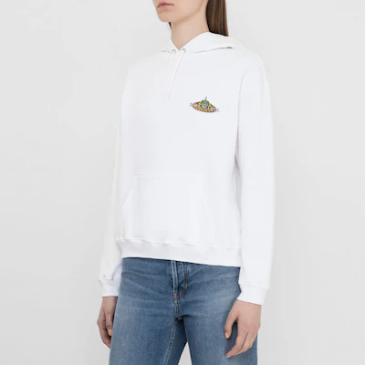 (W) Balenciaga 白色寬鬆款Logo連帽衫 556095THV619000 Purchase (W) Balenciaga 白色寬鬆款Logo連帽衫 556095THV619000